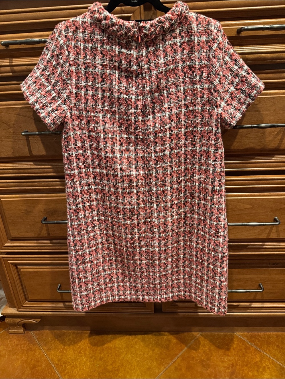 Tuckernuck Pink Tweed Short-Sleeve Pocket—Jackie Dress - Picture 7 of 9
